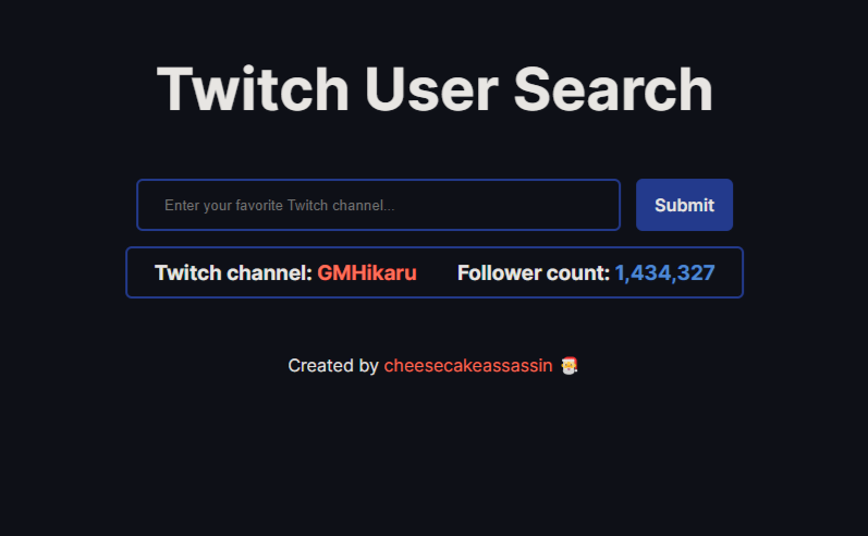 Find ou how many followers your favorite Twitch streamer has!